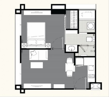 1 Bedroom Type B4 @ The Editor Vertical Village - оҹ
