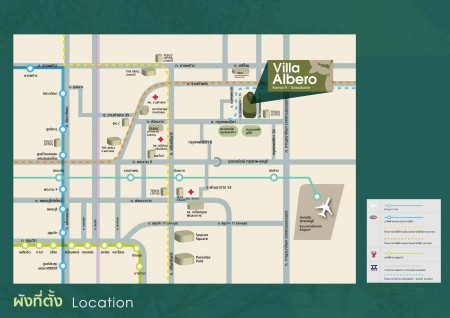 Map @ Villa Albero 