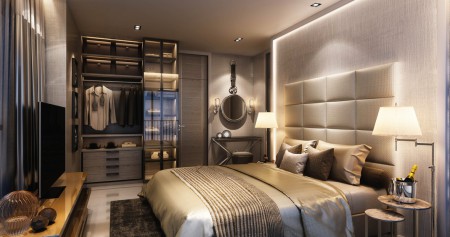 Master Bedroom @ The Politan Rive (สนามบินน้ำ)