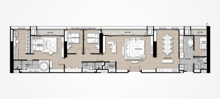 Floor Plan Extra room @ Whizdom Essence สุขุมวิท 101/1