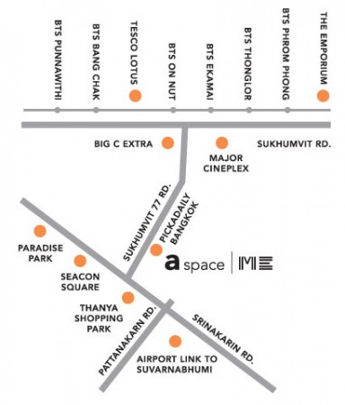 Map @ A Space ME สุขุมวิท77