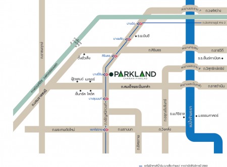 แผนที่ @ The Parkland จรัญฯ-ปิ่นเกล้า