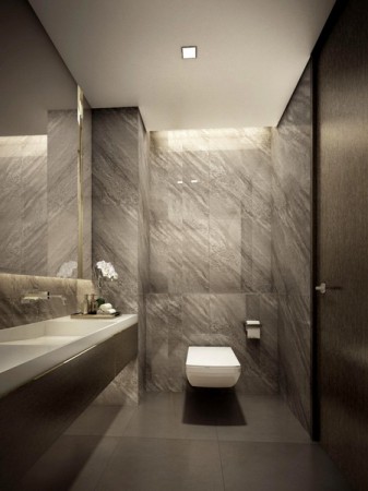 ภาพจำลองห้องน้ำภายในโครงการ @ Siamese Exclusive Queens