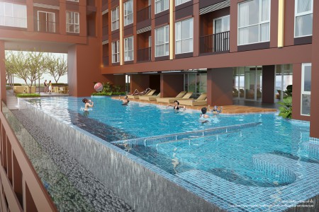 สระว่ายน้ำ @ Lumpini Place รัชดา-สาธุ