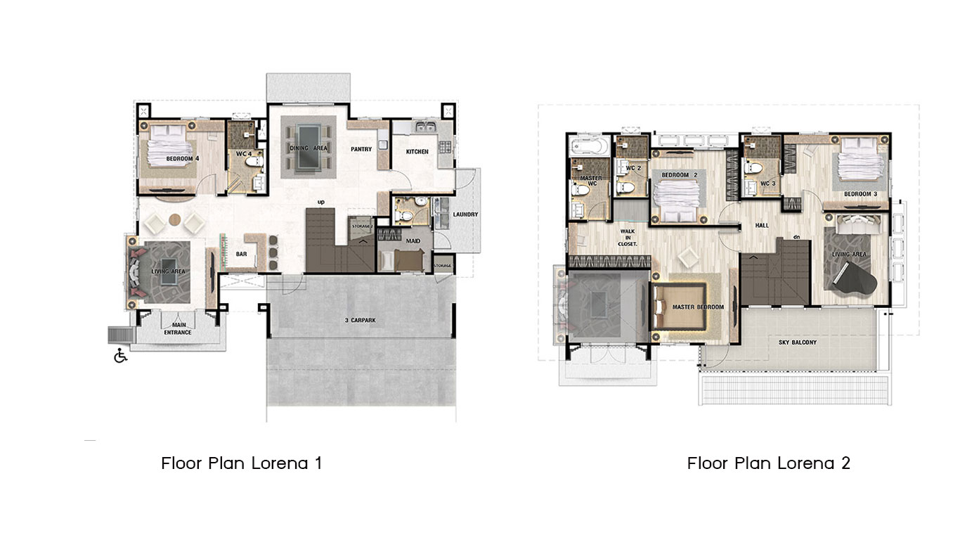 Plan Lorena @ Perfect Residence พระราม 9-กรุงเทพกรีฑา