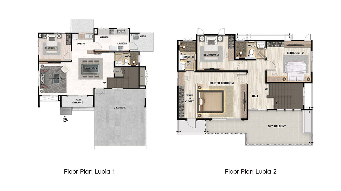 Lucia Plan @ Perfect Residence พระราม 9-กรุงเทพกรีฑา