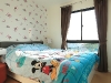 ห้องนอน ม่านจีบและวอลล์ @ iCondo สุขาภิบาล 2