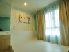 คอนโด Lumpini Ville ลาซาล-แบริ่ง ผ้าม่านจีบ 2 ชั้น (ผ้า Blackout-ผ้าโปร่ง) ห้องนอน (3)