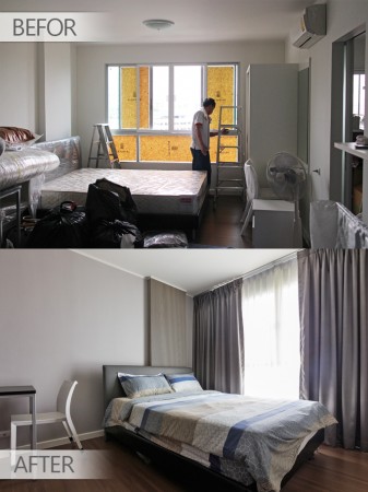 Before & After @ D-Condo สาธุประดิษฐ์ 49