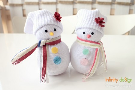 DIY Snowman ตุ๊กตาหิมะน่ารัก