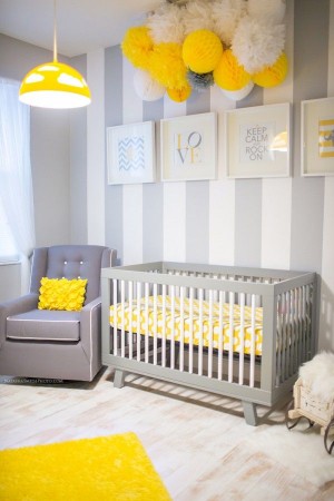 ห้องคุณหนู โทนเทาเหลือง @ Baby Room