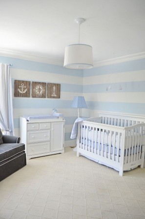 ห้องโทนสีฟ้า ขาว @ Baby Room