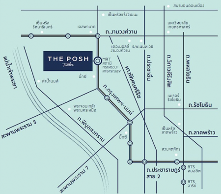 Map @ The Posh Twelve