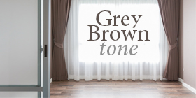Grey Brown Tone ผ้าม่าน วอลล์ @ D Condo สุขุมวิท 109
