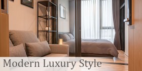 Modern Luxury Style ผ้าม่าน วอลล์ @ The Line จตุจักร-หมอชิต