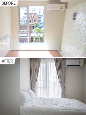 Before & After @ Plum Condo ราม 60 อินเตอร์เชนจ์