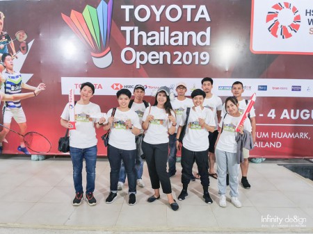 มาดู มาเชียร์แบดมินตันไทยแข่งขันรายการ TOYOTA Thailand Open 2019
