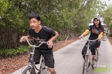 ปั่นจักรยานเที่ยวอย่างสนุกสนาน @ ศูนย์เรียนรู้ ป่าชายเลนบางขุนเทียน