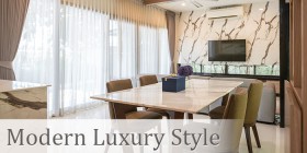Modern Luxury Style ผ้าม่าน @ AQ Shadi ชลบุรี-บายพาส