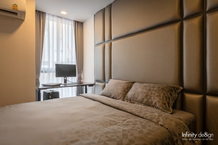 ห้องนอนตกแต่งสไตล์ Modern Luxury @ Quintara Treehaus สุขุมวิท 42