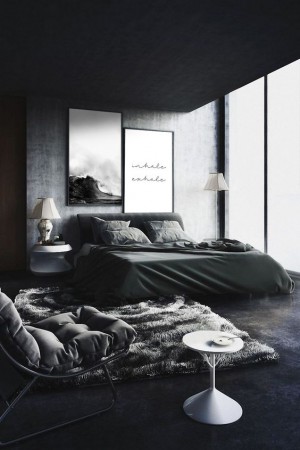 ไอเดียตกแต่งห้องนอนโทนสีดำ : การพักผ่อนที่เต็มอิ่มไปด้วยวิวทิวทัศน์