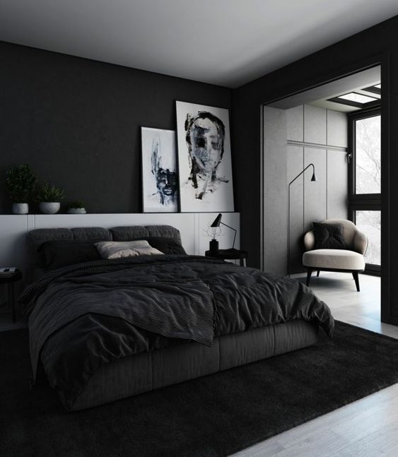 10 ไอเดียการตกแต่งห้องนอนโทนสีดำ | Infinity Design