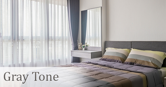 Grey Tone ผ้าม่าน @ Supalai Veranda สุขุมวิท 117