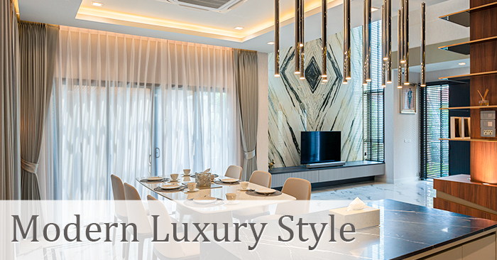 Modern Luxury Style ผ้าม่าน @ Supalai Essence สวนหลวง