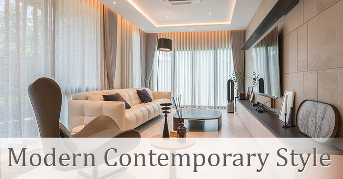 Modern Contemporary Style ผ้าม่าน @ เศรษฐสิริ กรุงเทพกรีฑา 2