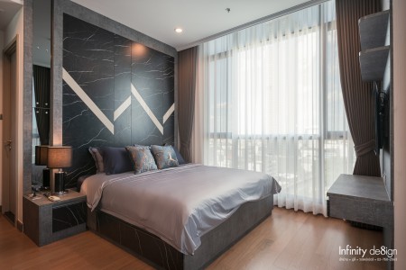 ห้องนอนใหญ่ตกแต่งสไตล์ Modern @ Supalai Oriental สุขุมวิท 39